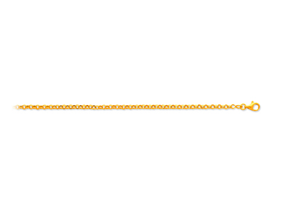 Cadena De Malla Belcher 2,40 Mm, 45cm, Oro Amarillo De 18 Kt - Imagen Estandar - 1