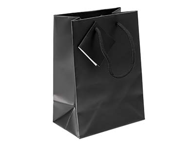 Bolsa Pequeña Para Regalo De Color Negro Mate - Imagen Estandar - 1