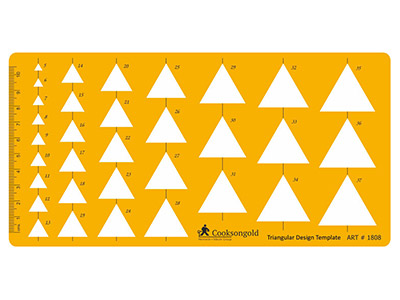 Plantilla De Triángulos - Imagen Estandar - 1