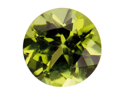 Peridoto Redondo, 3 mm. - Imagen Estandar - 1