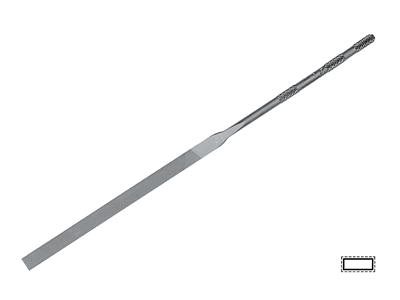 Lima De Aguja Plana/de Columna N.º 2401, 160 mm G0, Vallorbe - Imagen Estandar - 1