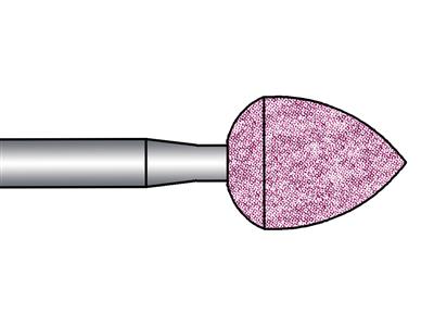 Abrasivo De Aglomerante Ceramico, Grano Medio, Tamaño 6,5 X 8,8 Mm, Nº 658, Busch - Imagen Estandar - 1