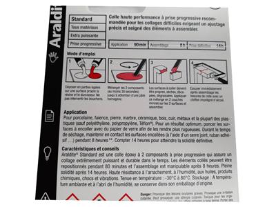 Adhesivo Araldite Standard Extra Fuerte, 2 Tubos De 100 Ml - Imagen Estandar - 6