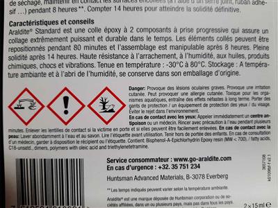 Adhesivo Araldite Standard Extra Fuerte, 2 Tubos De 100 Ml - Imagen Estandar - 7