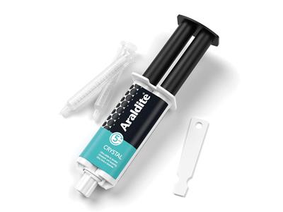 Pegamento Araldite Cristal, Seca En5 Minutos, Jeringa De 24 ml - Imagen Estandar - 2