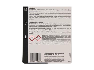 Pegamento Araldite Cristal, Seca En5 Minutos, Jeringa De 24 ml - Imagen Estandar - 6