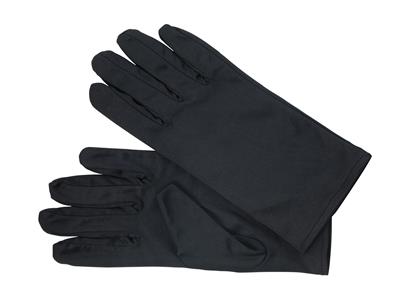 Par De Guantes De Microfibra Negros, Talla L, Bergeon