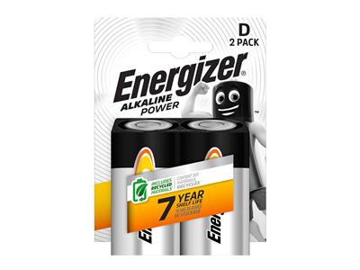 Pila Alcalina Power D Lr20, 2 Pilas, Energizer - Imagen Estandar - 1