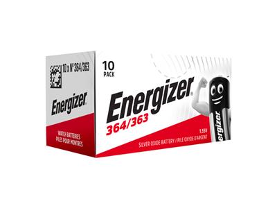 Pile Bouton 364 Mbl1 Oxyde Dargent, Boite De 10, Energizer