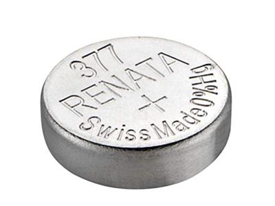 Pila De Botón De Óxido De Plata 377, 1,55 v, Caja De 10, Renata - Imagen Estandar - 3