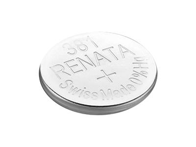 Pila De Botón 381 De Óxido De Plata, 1,55 v, Caja De 10, Renata - Imagen Estandar - 3