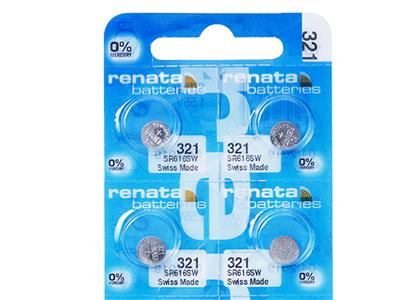 Pila De Reloj De Óxido De Plata 321, 1,55 v, Paquete De 10, Renata - Imagen Estandar - 2