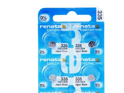 Pila De Botón 335 De Óxido De Plata, 1,55 v, Paquete De 10, Renata - Imagen Estandar - 2