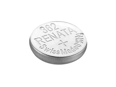 Pila De Botón De Óxido De Plata 362, 1,55 v, Paquete De 10, Renata - Imagen Estandar - 3