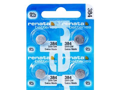 Pila De Reloj De Óxido De Plata 384, 1,55 v, Paquete De 10, Renata - Imagen Estandar - 2