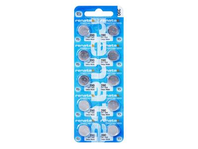 Pila De Reloj De Óxido De Plata 390, 1,55 v, Paquete De 10, Renata - Imagen Estandar - 1