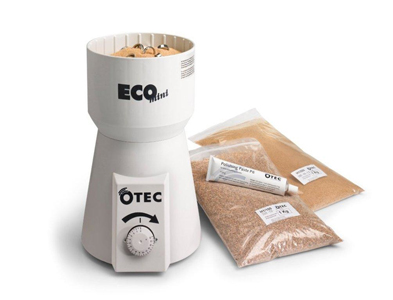 Tambor Para Pulir Al Seco Ecomini De 3 Litros Sin  Aditivo Líquido , Con Consumibles, Otec - Imagen Estandar - 1