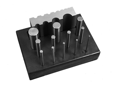 Dados De Embutir En Base, 12 Ranuras Semicirculares, Acero Templado - Imagen Estandar - 1