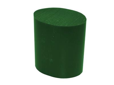 Bloque Oval De Cera Verde Para Tallar, Para Brazalete, Ref. 9, Ferris - Imagen Estandar - 1