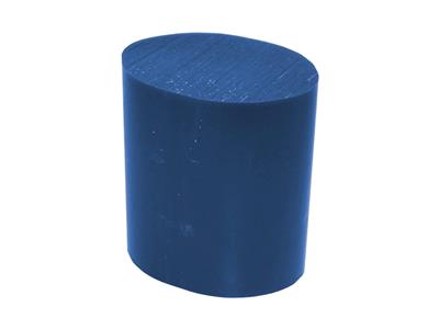 Bloque Oval De Cera Azul Para Tallar, Para Brazalete, Ref. 9, Ferris - Imagen Estandar - 1