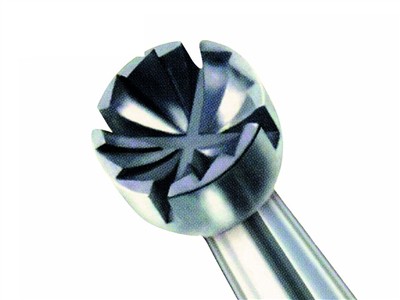 Juego De 10 Fresas De Engaste Huecas De 4 Cuchillas, N.º 411 Ccc, De 1,00 A 2,30 Mm, Busch - Imagen Estandar - 4