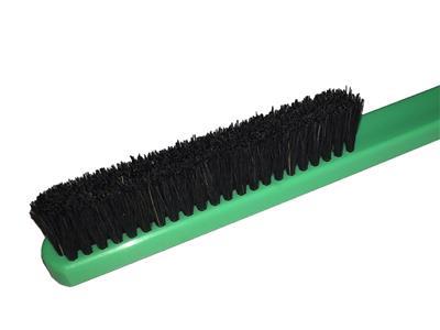 Cepillo De 4 Filas, Longitud 22 cm,cerdas Negras, Mango De Plástico - Imagen Estandar - 2