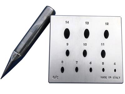 Engastador Ovalado Estrecho De 4 a 14 mm, Ángulo De 17° - Imagen Estandar - 1