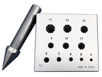 Engastador Octogonal De 4 A 14 Mm, Ángulo De 17° - Imagen Estandar - 1