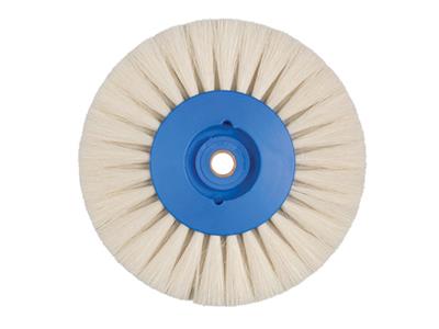 Cepillo Circular De 4 Hileras De Pelo De Cabra Blanca, Diámetro 80 mm,hatho - Imagen Estandar - 1