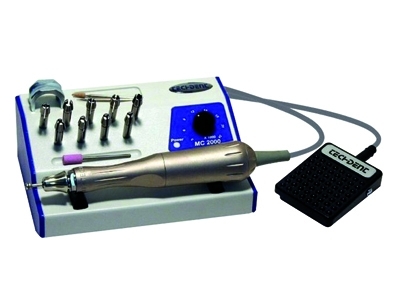 Micromotor Con 10 Pinzas De 0 A 4 MM Y Regulador De Intensidad, Mc2000 Techdent