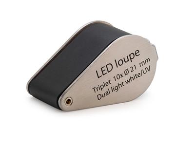 Lupa De Joyero Plegable Triple, Aumento De 10x - Imagen Estandar - 6