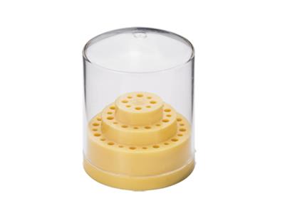 Soporte De Caja Para Fresas Y Taladros, 48 Espacios, Plástico Transparente - Imagen Estandar - 2