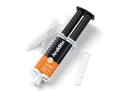 Pegamento Instantáneo Araldite, Seca En 90 Segundos, Jeringa De 24 ml - Imagen Estandar - 2