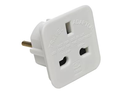 Adaptador Europeo Para Tomas De Corriente - Imagen Estandar - 2