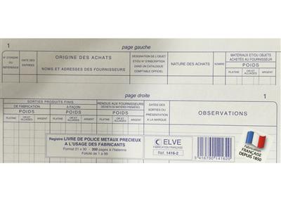Libro De Policía, Fabricación - Imagen Estandar - 2