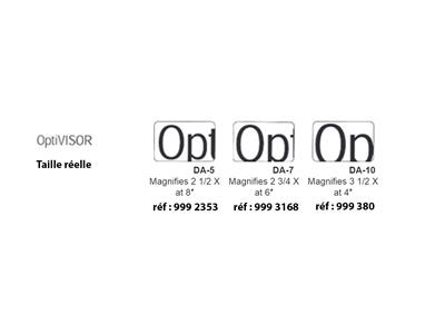 Lentes De Repuesto Para Lupa Frontal Binocular Optivisor, Aumento De 3,5x - Imagen Estandar - 2