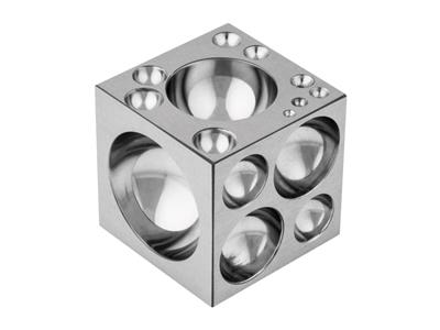 Matriz De Estampación Cúbica, 70 mm, Acero Pulido, Durston - Imagen Estandar - 2