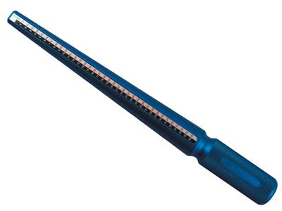 Triboulet De Aluminio Azul, Con 2 Nmeros