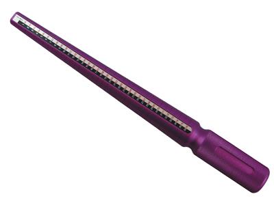 Triboulet De Aluminio Morado, Con 2nmeros