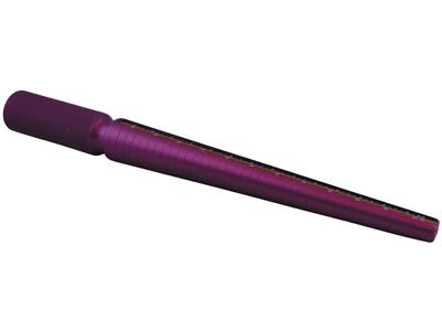 Triboulet De Aluminio Morado, Con 2números - Imagen Estandar - 3