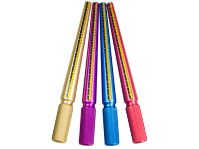 Triboulet De Aluminio Verde, Con 4 Numeraciones - Imagen Estandar - 2