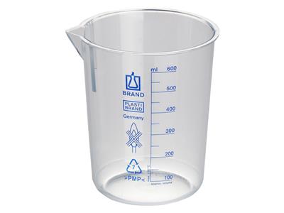 Beaker De Plástico De 600 ml, Para Rectificar Junior 500, Heimerle & Meule - Imagen Estandar - 2