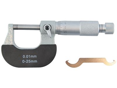 Palmer, Apertura De 0-25 Mm, Tecla De 6,5 Mm, Precisión De 0,01 Mm, Augusta - Imagen Estandar - 2