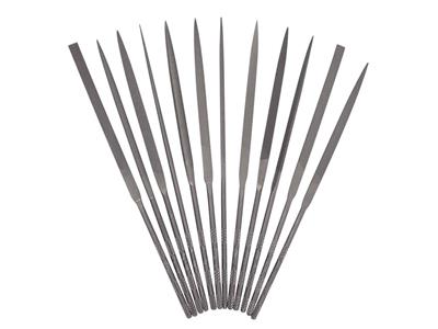 Set De 12 Limas De Aguja Vallorbe De 160mm, Corte 2