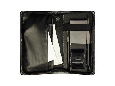 Kit Para Diamantistas Con Bandeja, Pala, Brucelas, Lupa, Paño Y Tenazas Para Piedra - Imagen Estandar - 2