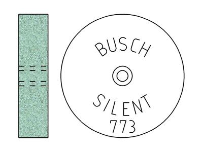 Rueda Abrasiva De Carburo De Silicio, Grano Medio, 19 X 4,50 mm, N.º 773, Busch - Imagen Estandar - 3