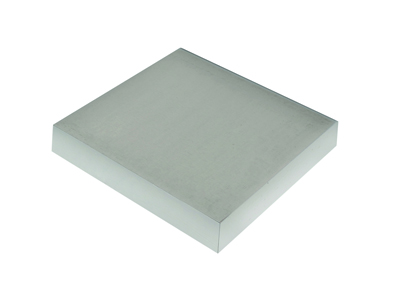 Monton Plano 80 X 80 X 20 Mm, Acero 55 Hrc