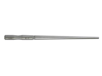 Triboulet Para Forjar En Acero Templado, Lima De Aguja Redonda, Diámetro 12 a 5 mm, Longitud 22,5 cm - Imagen Estandar - 2