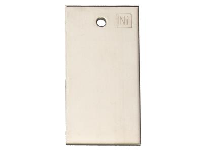 Ánodo De Níquel 100 X 50 X 2 mm, Heimerle Meule - Imagen Estandar - 2