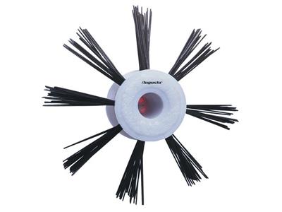 Cepillo Para Matizar Para Tornos Depulir, 100mm, Alambre De Acero In Oxidable De 0,30mm